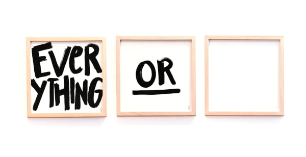 ESRA GÜLMEN, EverythIng or nothIng / trIptych, 2018