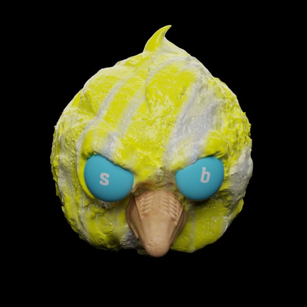 SUCUK & BRATWURST, Cool Portraits - Cool Chick (3D rendering), 2022