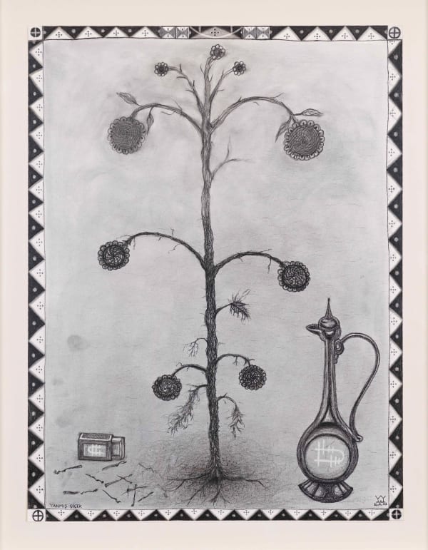 YUŞA YALÇINTAŞ, Yanmış Çiçek, 2021