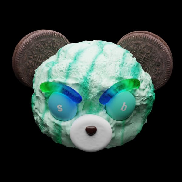 SUCUK & BRATWURST, Cool Portraits - Cool Teddy (3D rendering), 2022