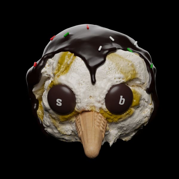 SUCUK & BRATWURST, Cool Portraits - Cool Pingu (3D rendering), 2022