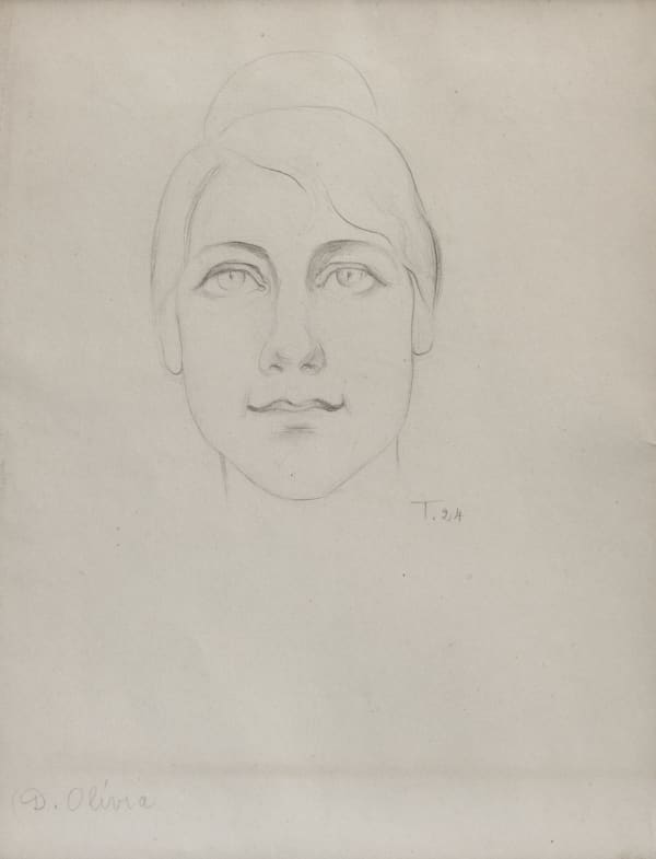 TARSILA DO AMARAL, Retrato de D. Olívia Guedes Penteado, 1924