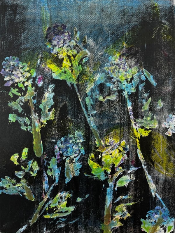 M.E. Ster-Molnar, Kaleidoscope Thistle at Midnight