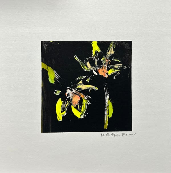 M.E. Ster-Molnar, Mini Bloom: Daffodil at Midnight : Light Bright