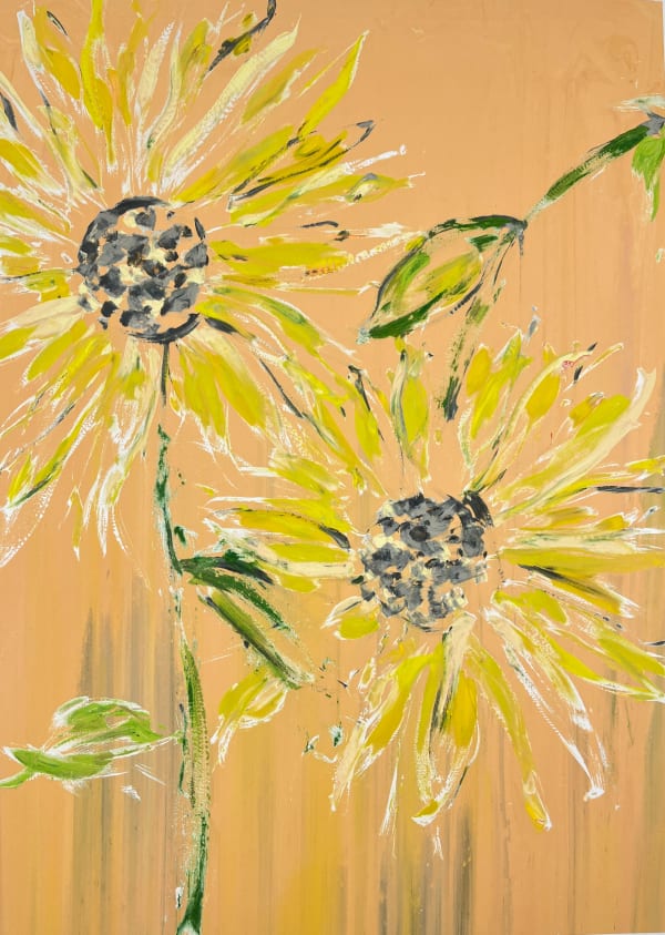 M.E. Ster-Molnar, Super Bloom - Sunflowers Sherbert Skies