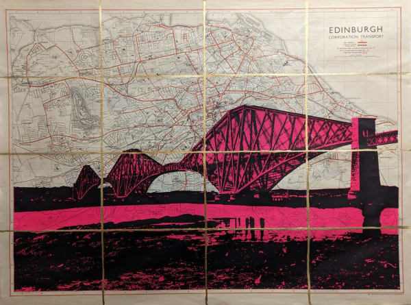 Angela Morris-Winmill, Forth Rail Bridge - Pink