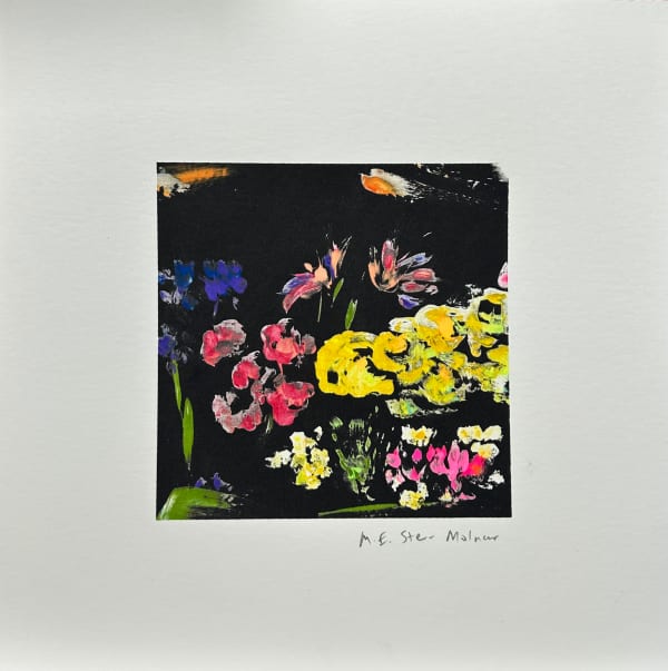 M.E. Ster-Molnar, Mini Bloom: Meet Me at the Flower Market - Midnight