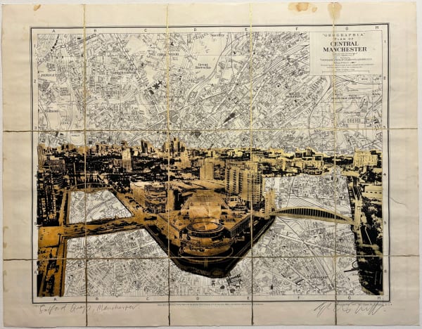 Angela Morris-Winmill, Salford Quays, Manchester, Gold Ink