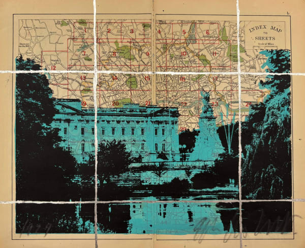 Angela Morris-Winmill, View from St James Park I, Tiffany Ink, 1929