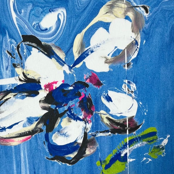 M.E. Ster-Molnar, Mini Bloom: Cobalt Swirl Party Bloom