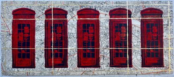 Angela Morris-Winmill, Telephone Boxes - K6, Red Ink Central & South London