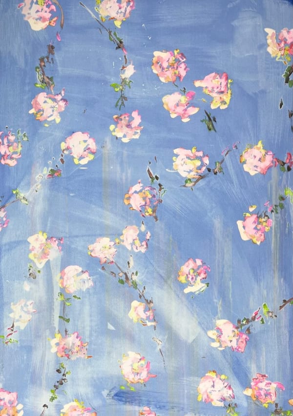 M.E. Ster-Molnar, Cherry Blossom - Faded Cobalt