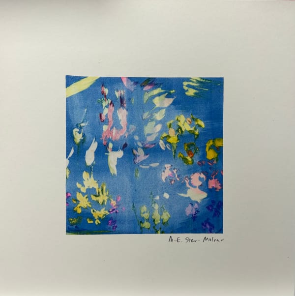 M.E. Ster-Molnar, Mini Bloom: Meet Me at the Flower Market - Faded Cobalt