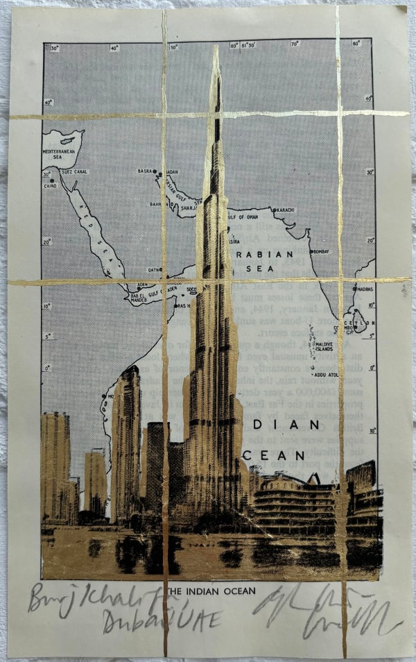 Angela Morris-Winmill, Burj Khalifa, Dubai UAE - Gold Leaf