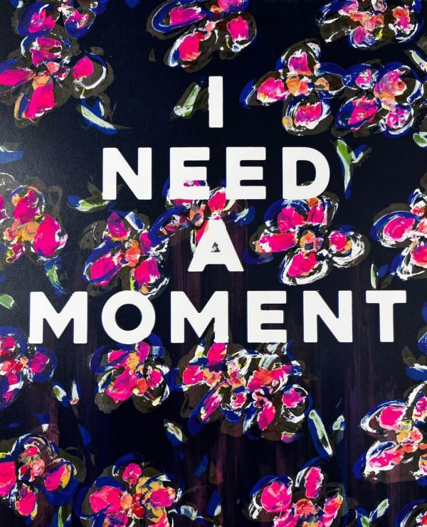 M.E. Ster-Molnar, I NEED A MOMENT - Faded Cobalt I