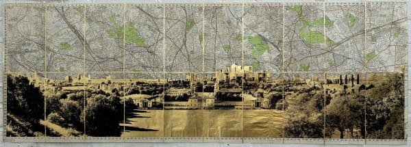 Angela Morris-Winmill, Where Old Meets New, Greenwich Park - Gold Leaf