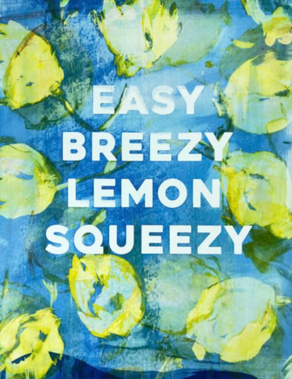 M.E. Ster-Molnar, EASY BREEZY LEMON SQUEEZY - Cobalt