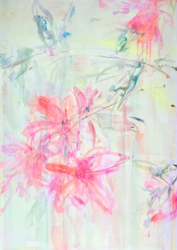 M.E. Ster-Molnar, Tropical Blooms - Lemon Skies