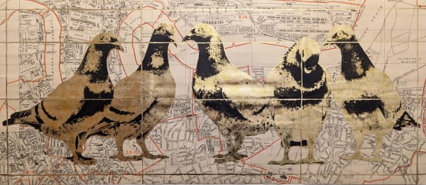 Angela Morris-Winmill, Nothing Feral Here, Gold Leaf