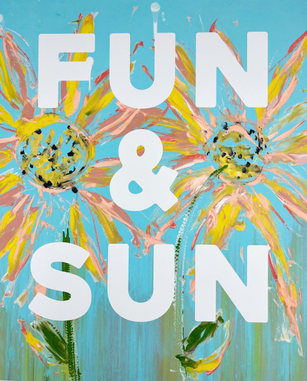 M.E. Ster-Molnar, FUN & SUN - Sunflowers on a Clear Blue Day