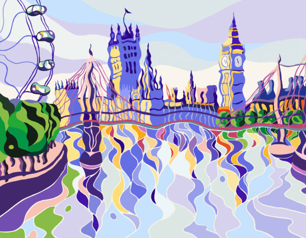Sarah Fosse, Westminster Reflections - Medium