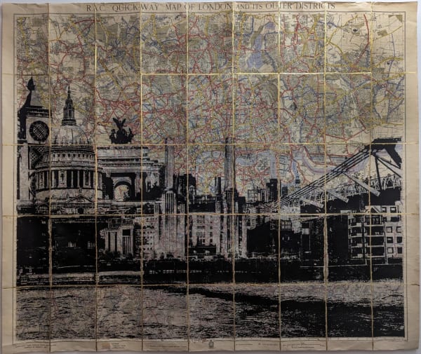 Angela Morris-Winmill, London Panoramic II - Silver, 2023