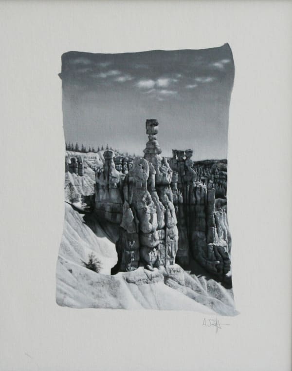 Andrew Tift Bryce Canyon Acrylic on canvas 15.7 x 12" 40.5 x 30.5 cm