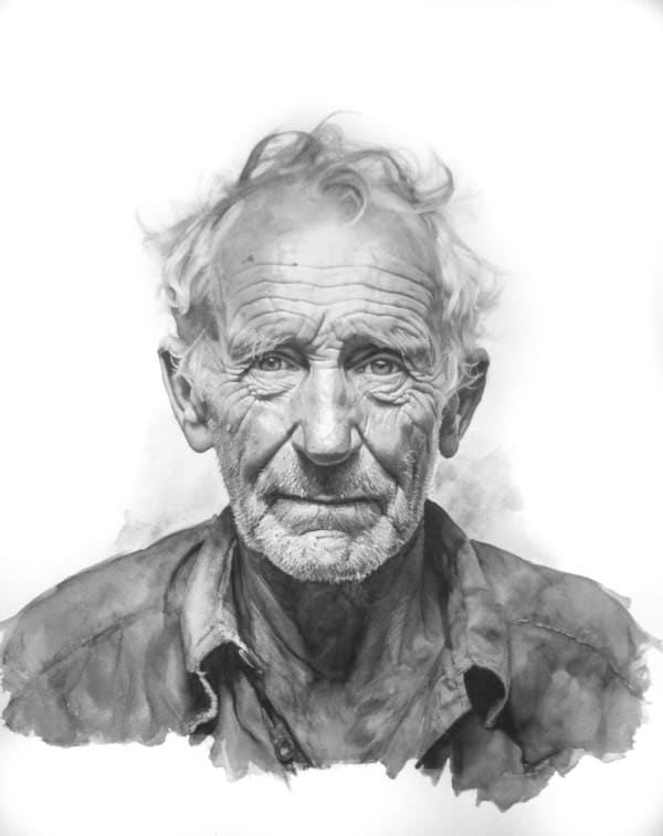 Paul Cadden The Magic Hour Graphite and charcoal on paper 40 x 35 cm