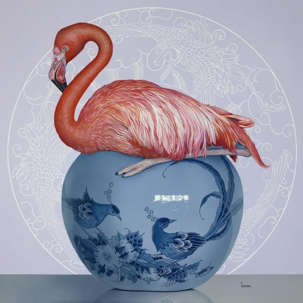 Lorena Kloosterboer Tempus Amoris XV Acrylic on panel 50 x 50 cm