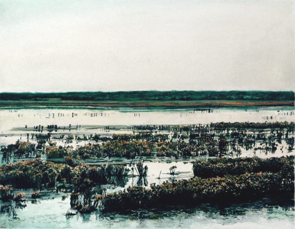 James Van Patten Cold Afternoon Watercolour paper 25.5 x 33