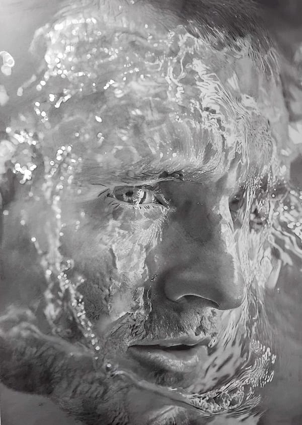 Paul Cadden Milk-Wood Weather, London Bones Pencil on paper 59.5 x 42 cm
