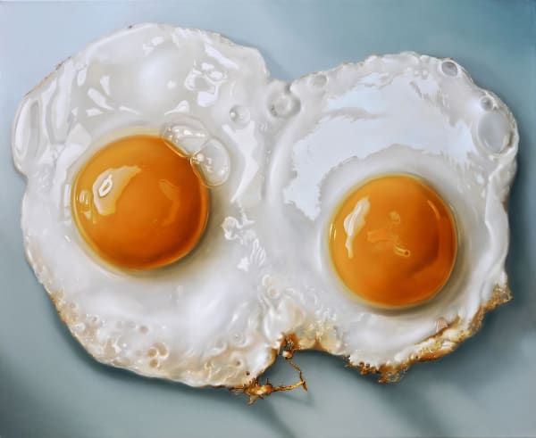 Tjalf Sparnaay Fried Egg, Double oil on canvas 90 x 110 cm