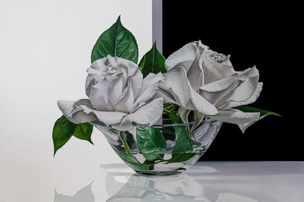 Elena Molinari Couple Oil on canvas 97 x 146 cm