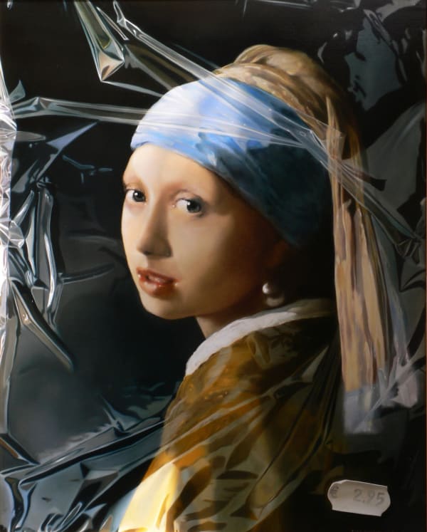 Tjalf Sparnaay Girl with the Pearl Earring '09 x cm