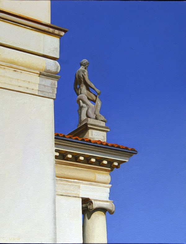 Carl Laubin, Pediment Sculpture, Villa Rotunda