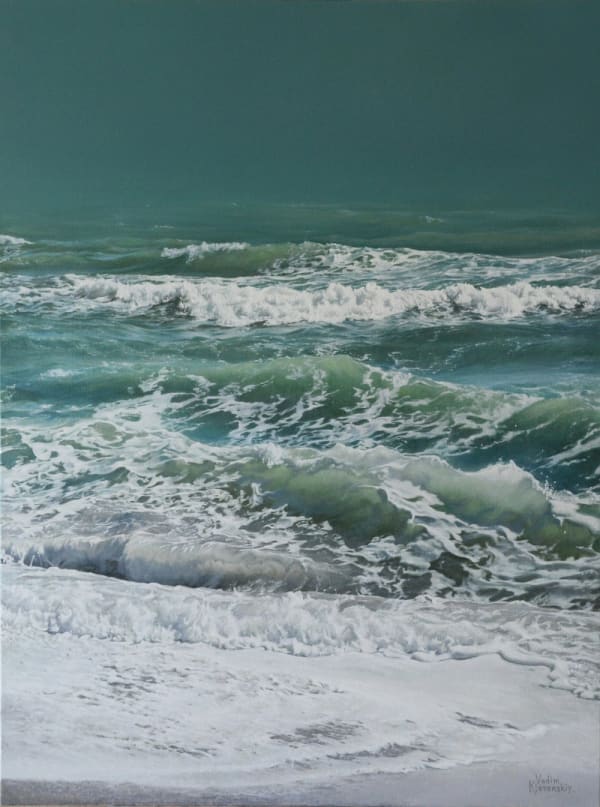 Vadim Klevenskiy Surf Swash Oil on canvas 122 x 92 cm