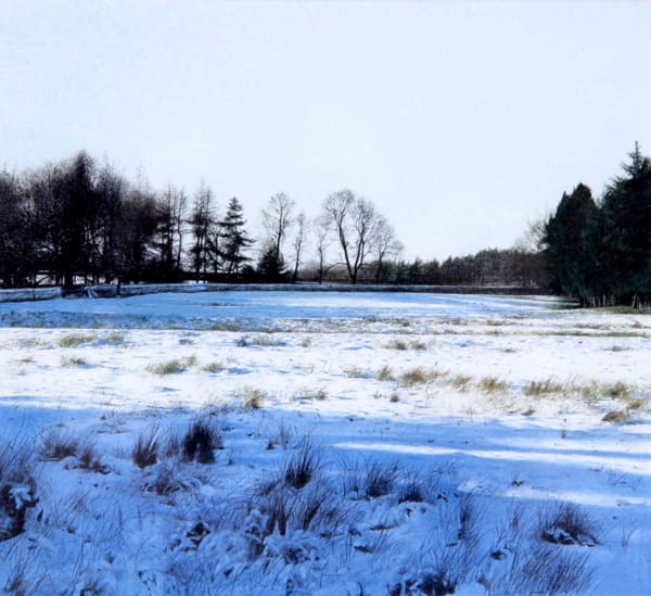 Michael Gaskell Redmires (Winter) Watercolour and tempera paper 12 x 13.4 cm