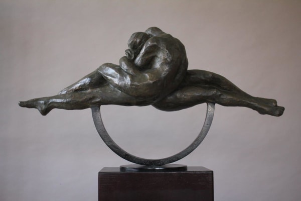 Rogério Timóteo Lovers Bronze 47 x 86 x 22 cm