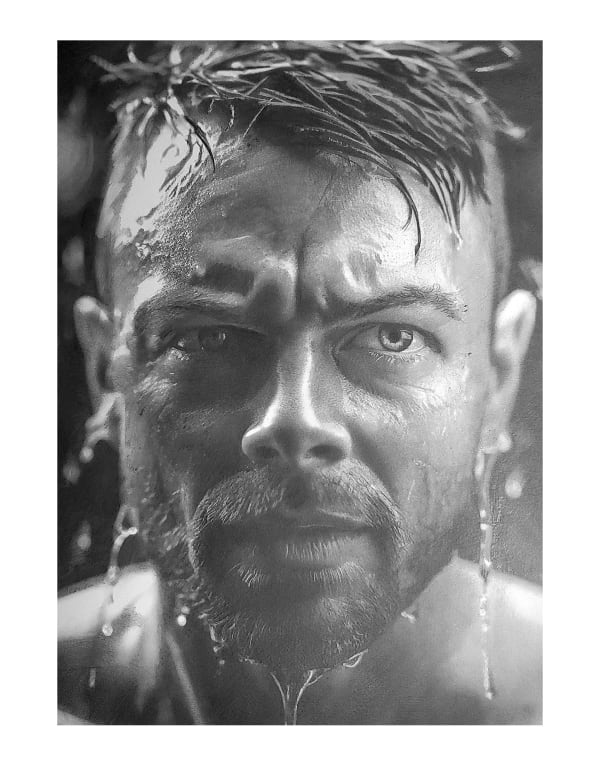 Paul Cadden Language Pencil on paper 43 x 34 cm