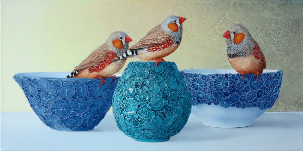 Lorena Kloosterboer Tempus ad Requiem LI Acrylic on canvas 30 x 60 cm