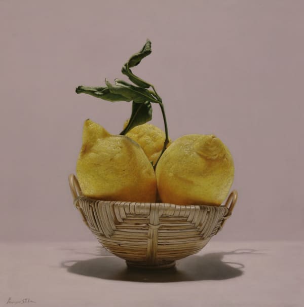 Francesco Stile I Limoni di Sorrento Oil on canvas 60 x 60 cm