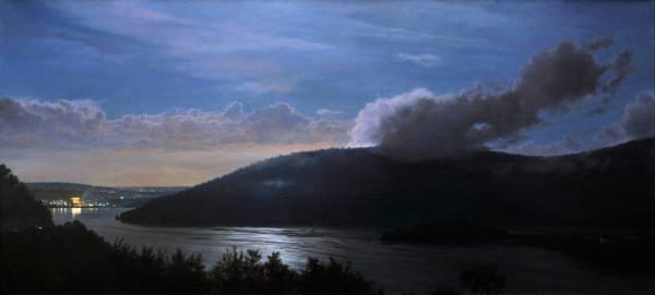 Stephen Fox Hudson Bloom Oil on canvas 30 x 66" - 2013 76 x 167.5 cm