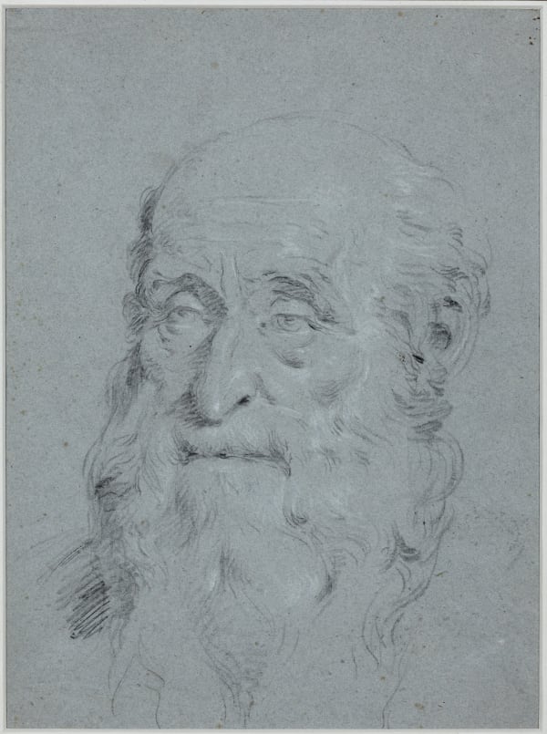 Giovanni Battista TIEPOLO (1696-1770), Head of Giulio Contarini after Alessandro Vittoria