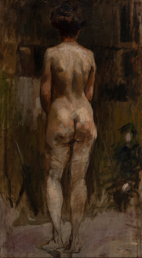 Attributed to Isaac Lazarus Israëls (Amsterdam 1865 - 1934 The Hague), Study of a Standing Female Nude in the Studio
