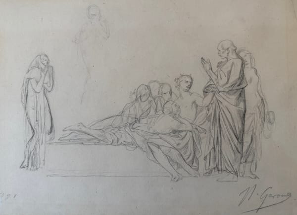 Jean-Léon GÉROME (Vesoul 1824 - 1904 Paris), A philosopher discoursing