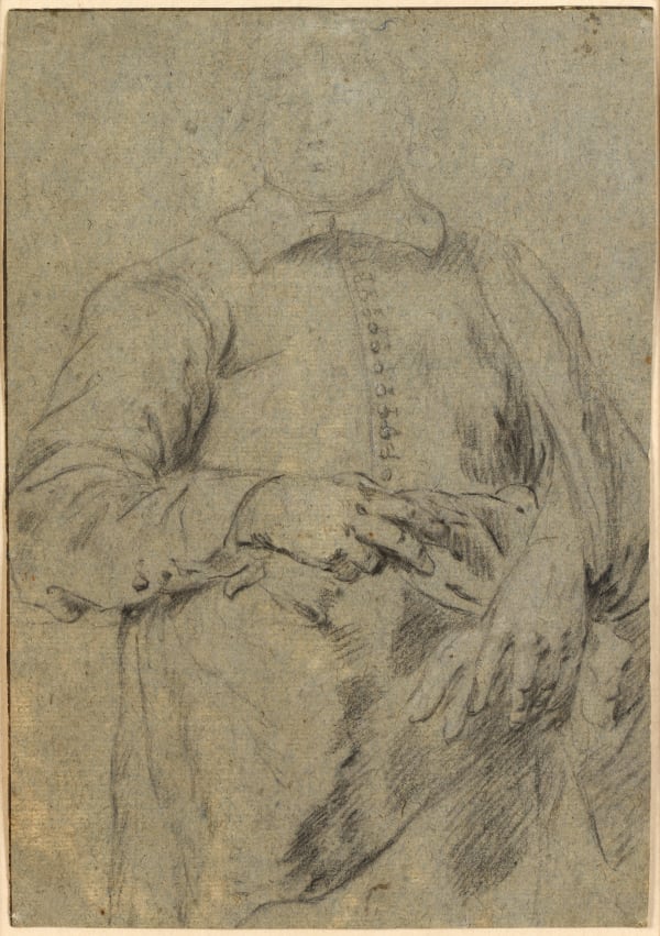 Anthonius VAN DYCK (Antwerp 1599 - 1641 London), A portrait study of a man, standing