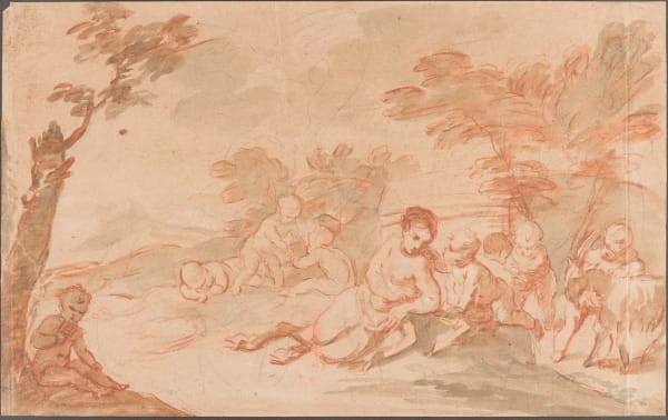 Nicolas Chaperon (Châteaudun 1612 - 1656 Lyon), Faunesse et amours