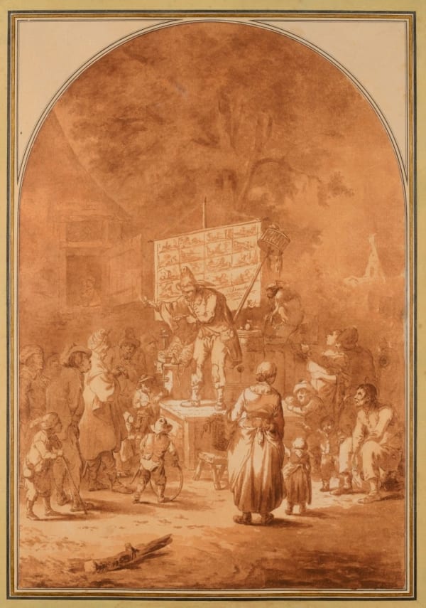 Cornelis DUSART (Haarlem 1660 - 1704), The Charlatan