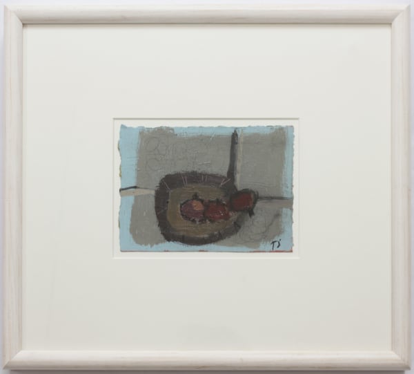 Tony Scrivener, Three Pomegranates on Plate