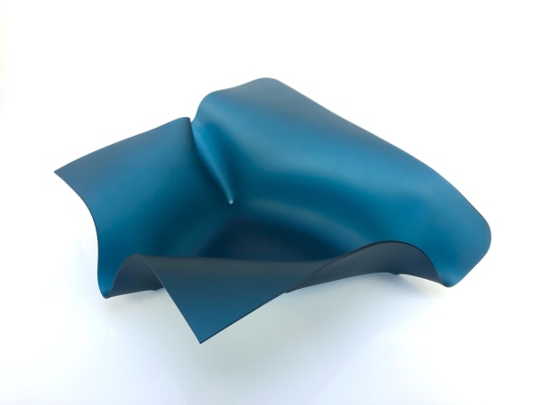 Lisa Pettibone, Teal 'Fold' 4, 2020